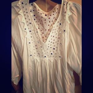 Rebecca Taylor Eyelet Blouse 👚. Size 0